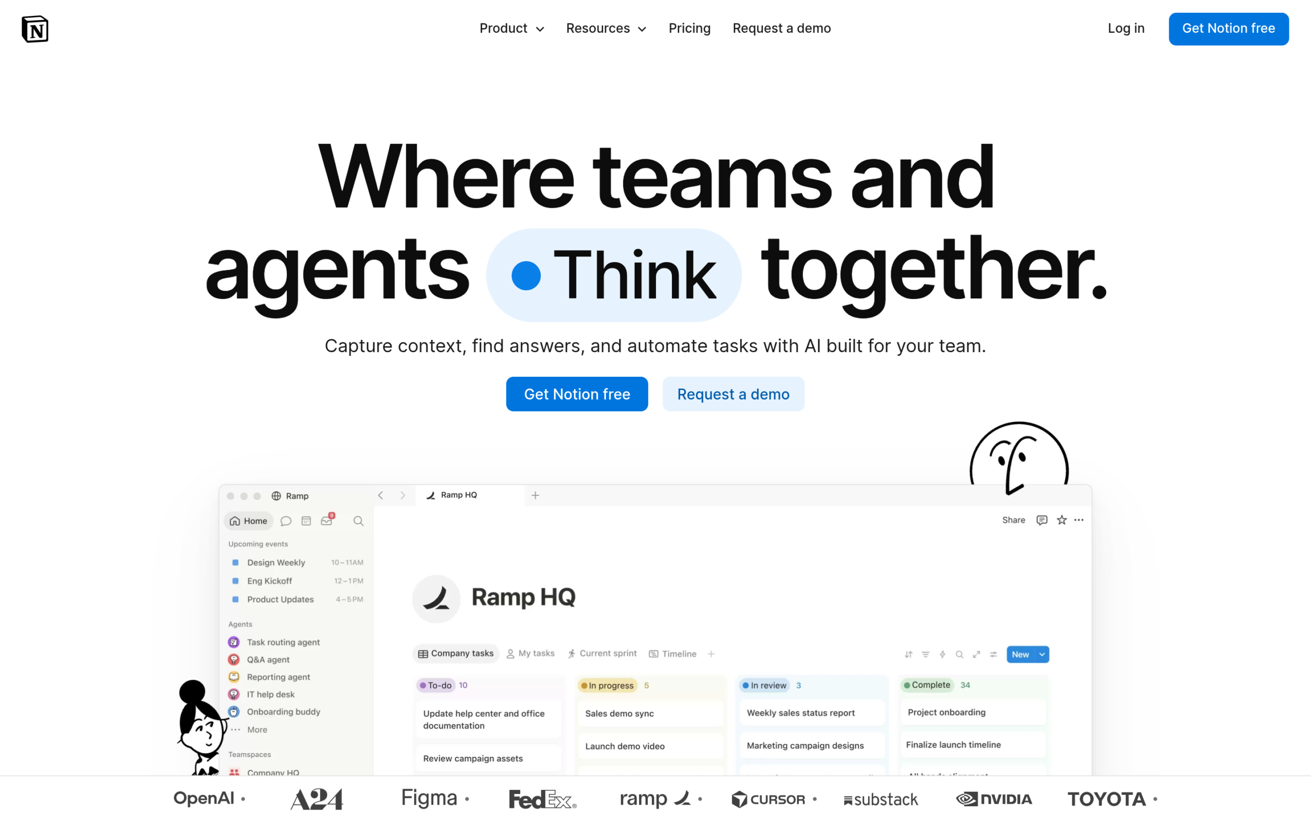 Notion Hero Design Example – Draftss