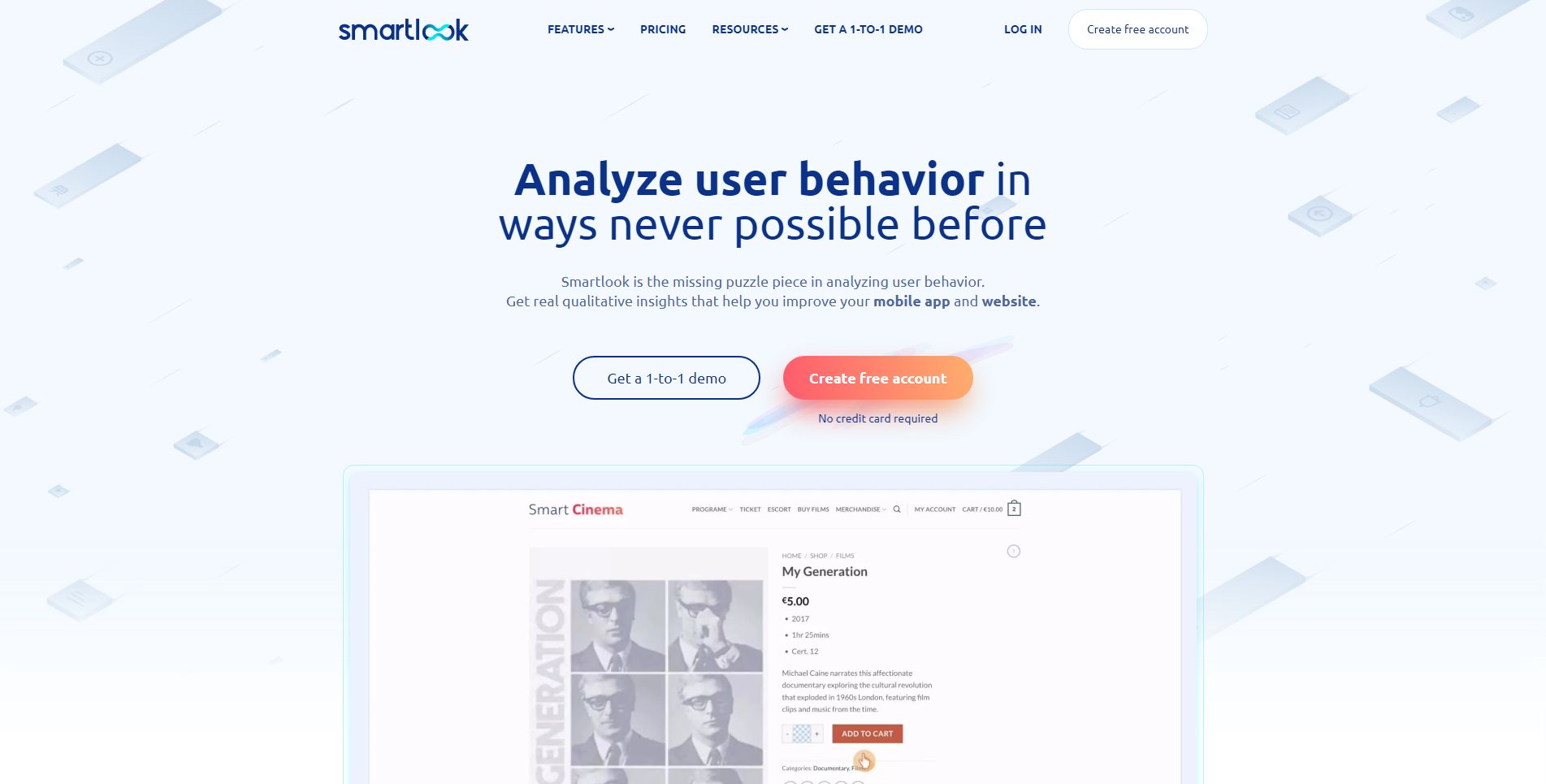 SmartLook saas hero image