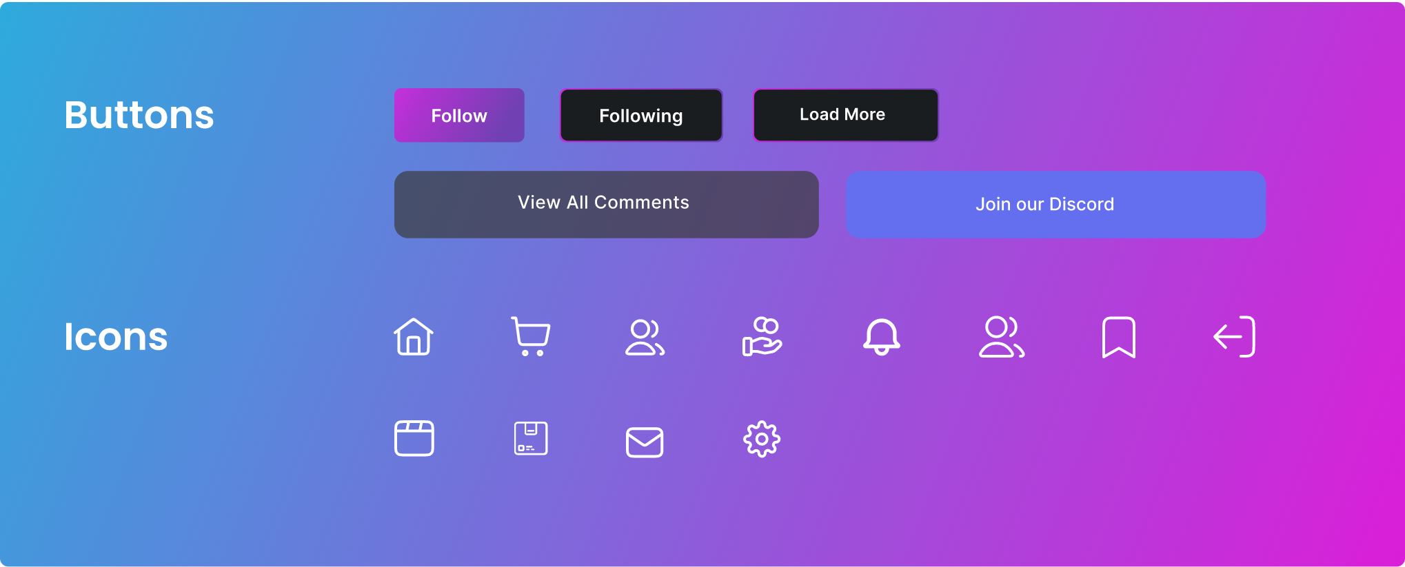 Jinxxy UI components