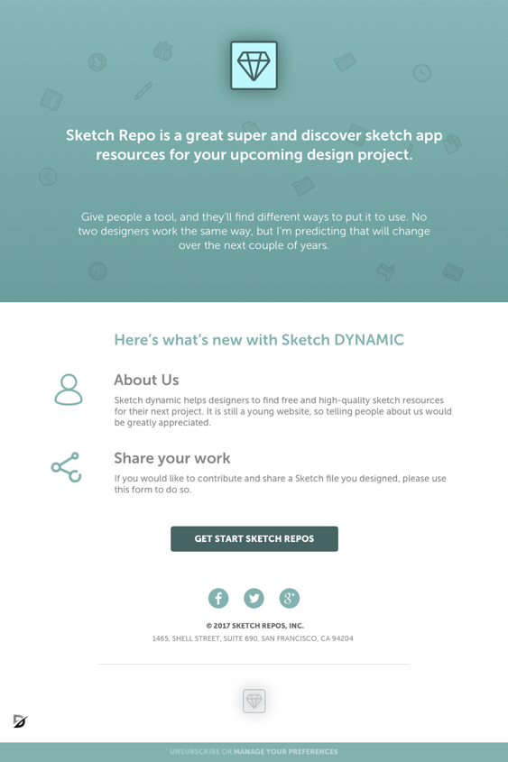 Newsletter design example 1