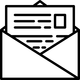 Newsletter design icon