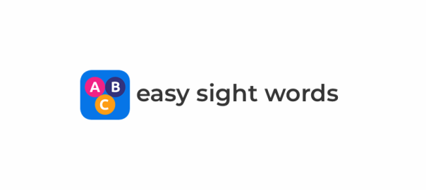 easy sight words ipad app logo design