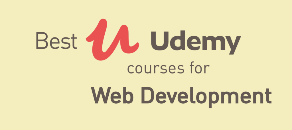 best udemy courses web development