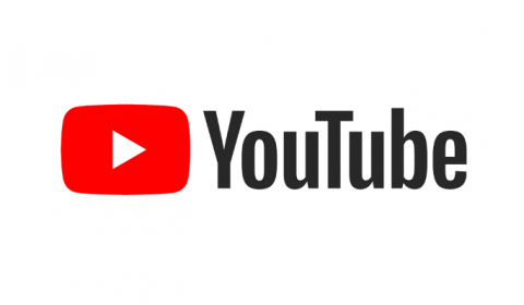 Youtube logo design & branding white color
