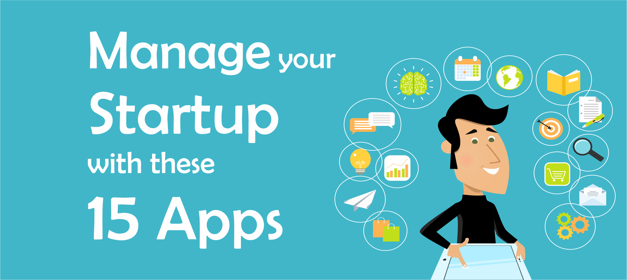 manage your startup with these 15 productivity apps