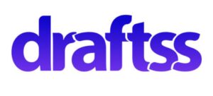 Draftss violet color logo.
