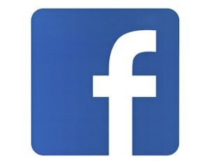 Logo of Facebook.