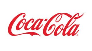 Logo of Coca-Cola.