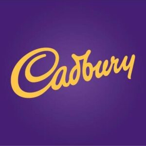 Logo of Cadbury.