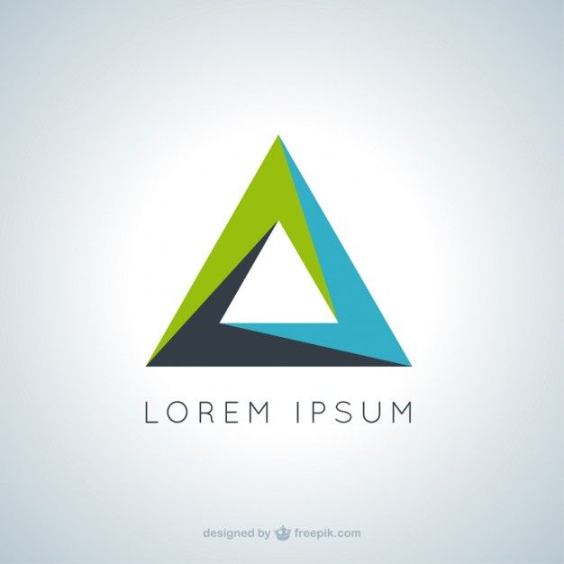 Illustration of a logo with contrasting colors.