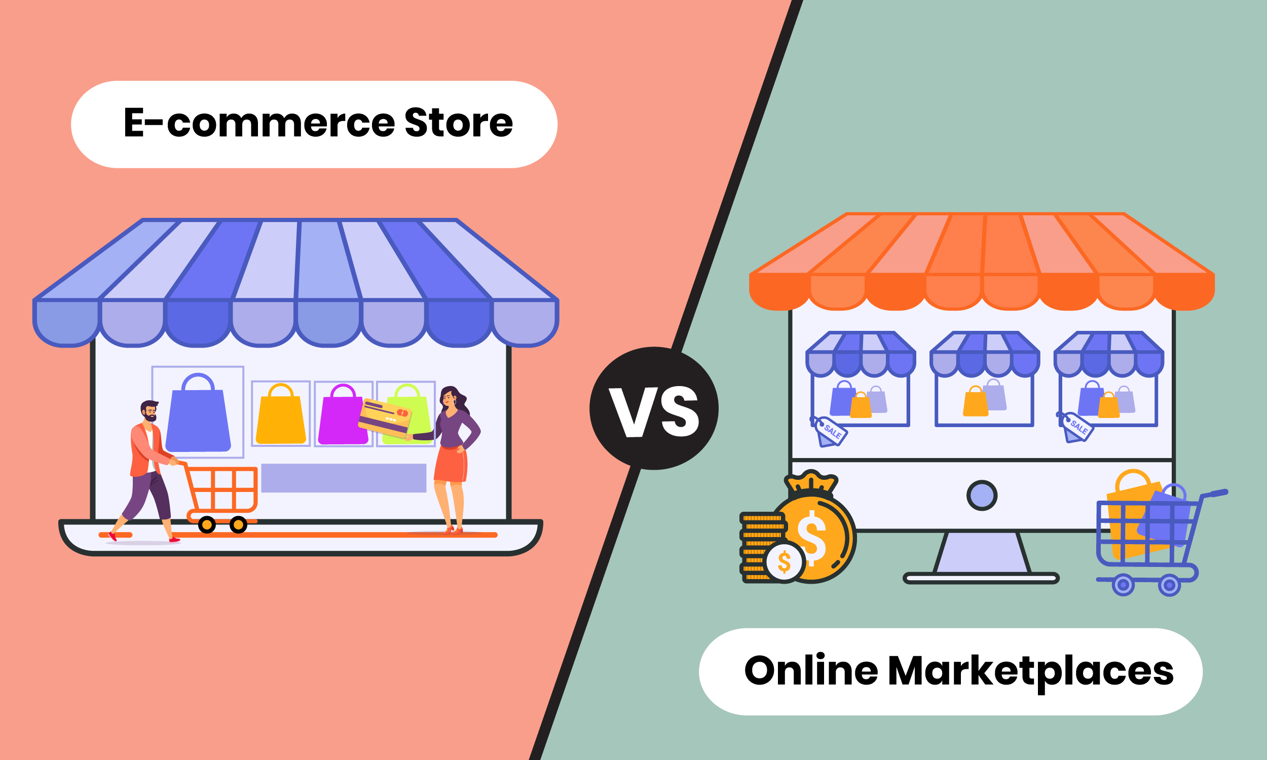 ecommerce or online store vs marketplace