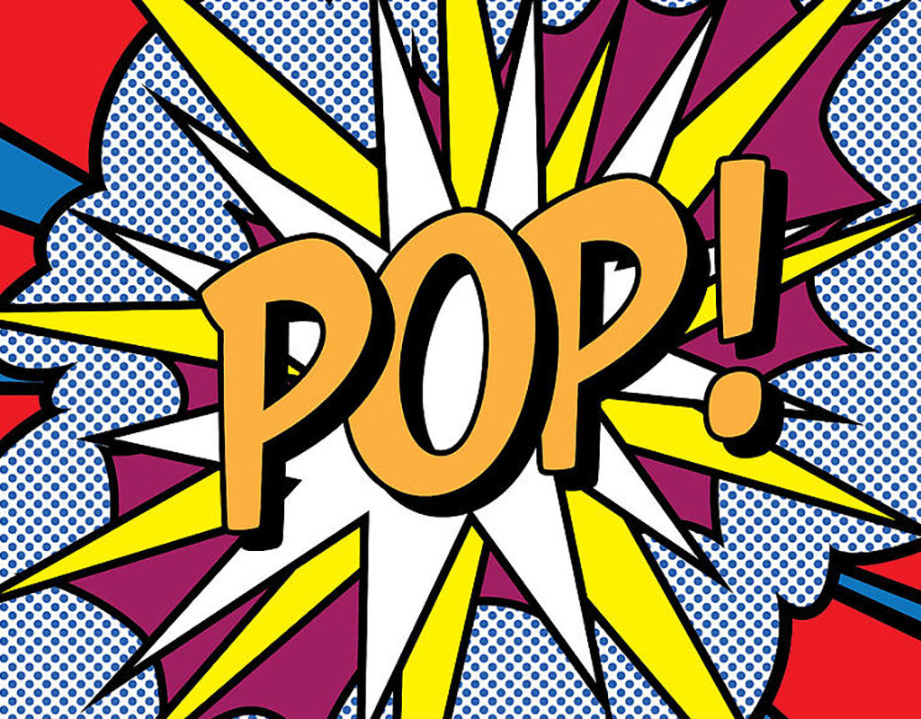 Pop art graphic designing