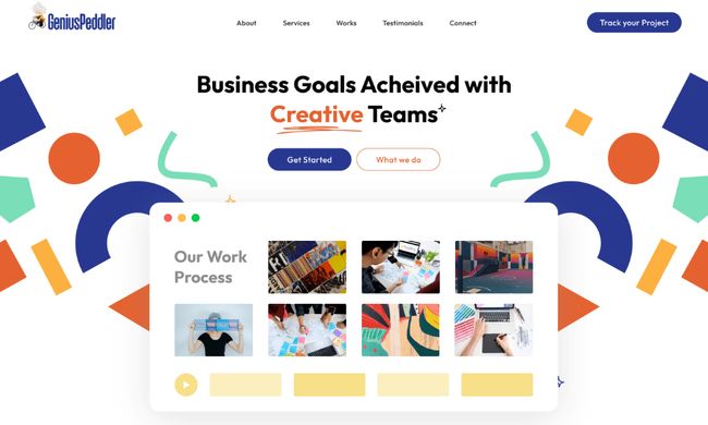 Landing Page UI by Draftss