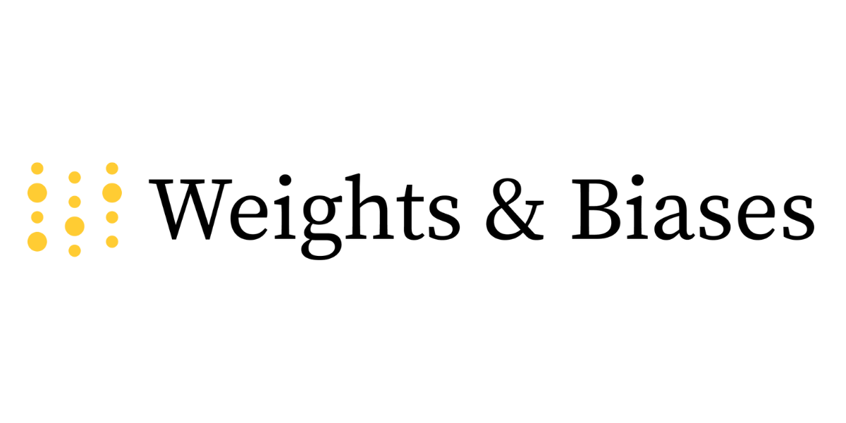 Weights & Biases logo design has an asymmetrical balance.