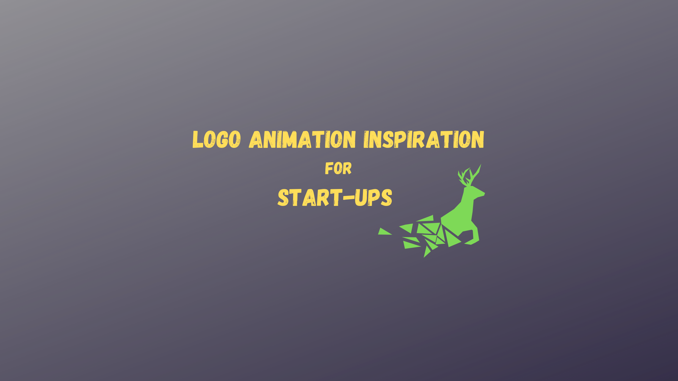 Logo animation inspiration