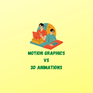 motion graphics vs 3d animations