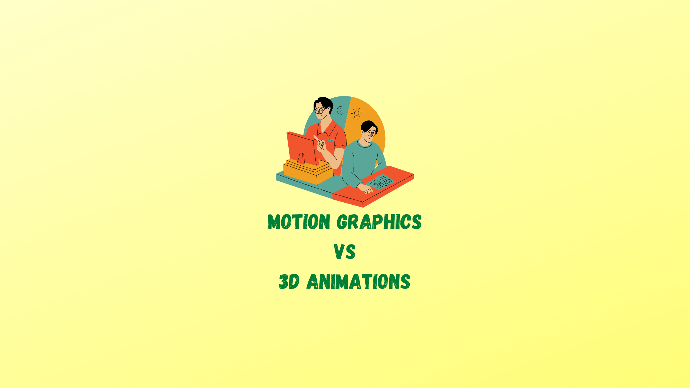 motion graphics vs 3d animations