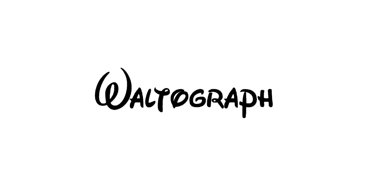 Disney Fonts for Graphic Design - Waltograph