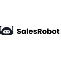 SalesRobot white & black Logo