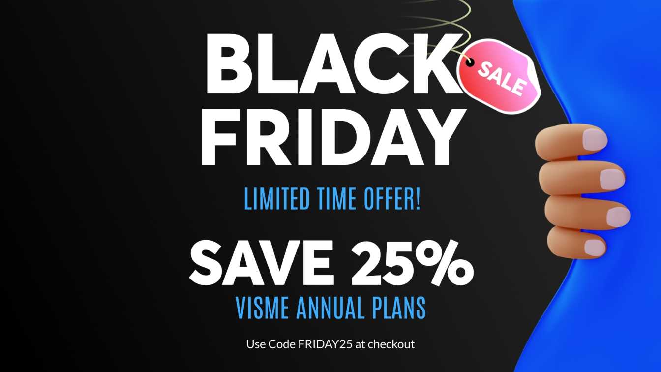 Visme Black Friday Deal logo