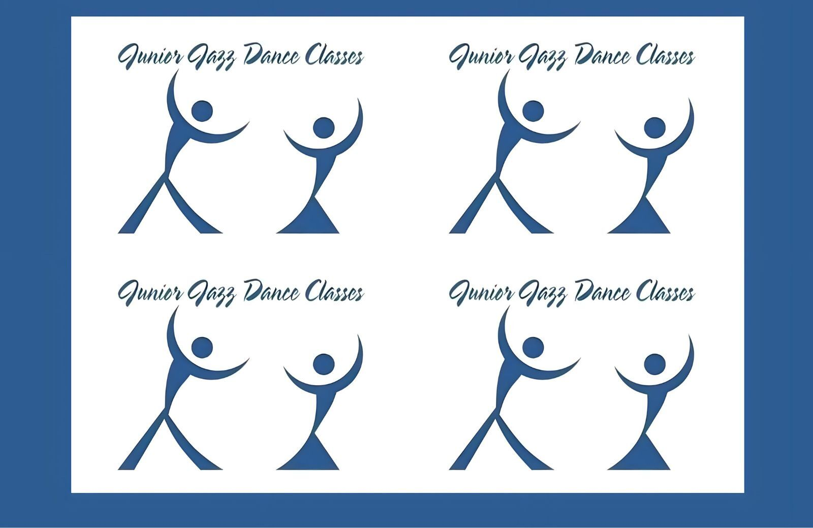 Junior Jazz Dance Classes Logo Design